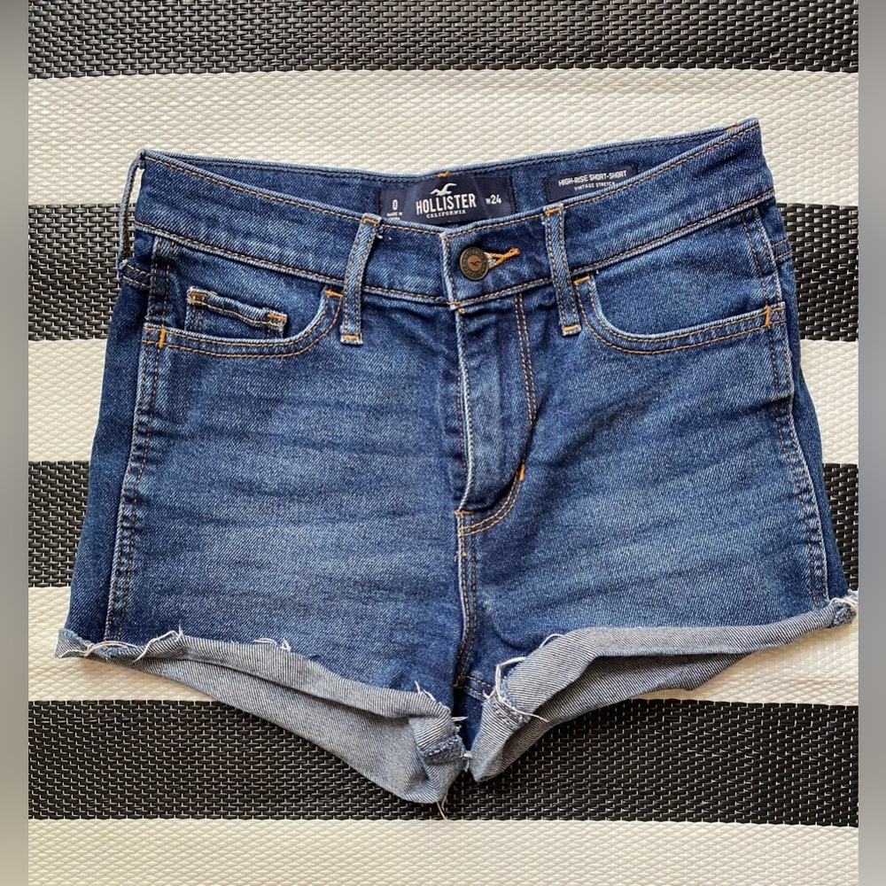 Hollister High Rise Short Short Vintage Stretch sz0